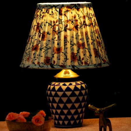 Marigold Pleated Empire Lampshade